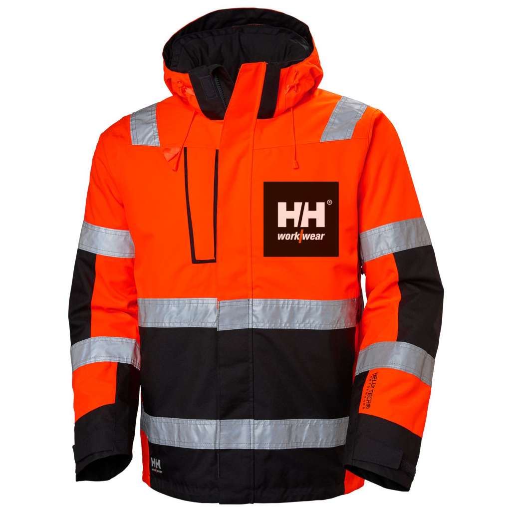 chaqueta helly hansen workear en andamios salvador